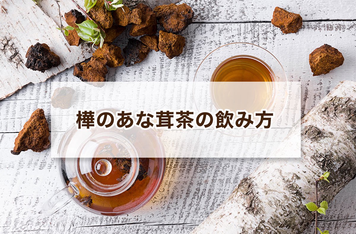 樺のあな茸茶（チャーガ・カバノアナタケ茶）
