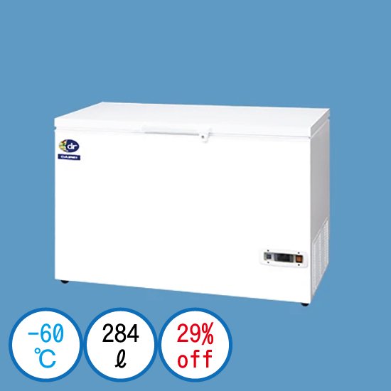 ダイレイ／－60℃冷凍庫／スーパーフリーザー DF-300e　※本品はメーカー工場直送品、価格は送料込み。