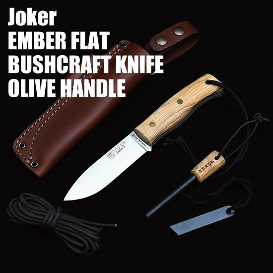 <img class='new_mark_img1' src='https://img.shop-pro.jp/img/new/icons41.gif' style='border:none;display:inline;margin:0px;padding:0px;width:auto;' />AHJoker EMBER FRAT BUSHCRAFT KNIFE OLIVE HANDLE 硼 С F ꡼ ե䡼դ ֥å奯եȥʥ