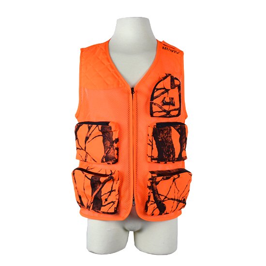 狩猟専用オレンジベスト HUNT& Hunting Mesh Vest ハントアンド