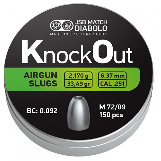 JSB Knock Out AIRGUN SLUG ノックアウト エアガンスラッグ 6.35 JSB Knock Out AIRGUN SLUG ノックアウト エアガンスラッグ 6.35