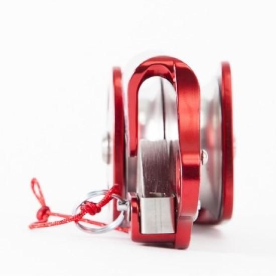 ダブルスイングサイドスナッチブロック（滑車） ブレーキ付62mm