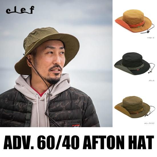 clef ADV. 60/40 AFTON HAT クレ ロクヨン アフトン ハット clef ADV. 60/40 AFTON HAT クレ ロクヨン アフトン ハット