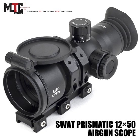 【AZ】MTC SWAT Prismatic 12×50 Airgun Scope 固定倍率エアライフル用スコープ