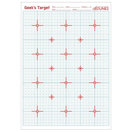 38TUNES Geek's Target ギークス ターゲット エアライフル用的紙