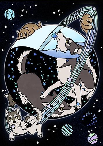 Yumino 複製原画 12『オオカミのホシ』 - 工房アルティスタ電脳購買部