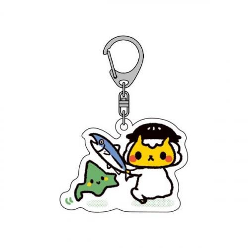 エヴァ シンジ ジンギスカンのジンくん アクリルボールチェーン