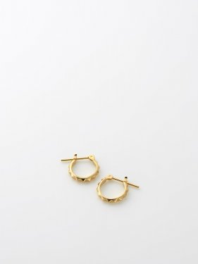 HELIOS / Diamond cut earrings