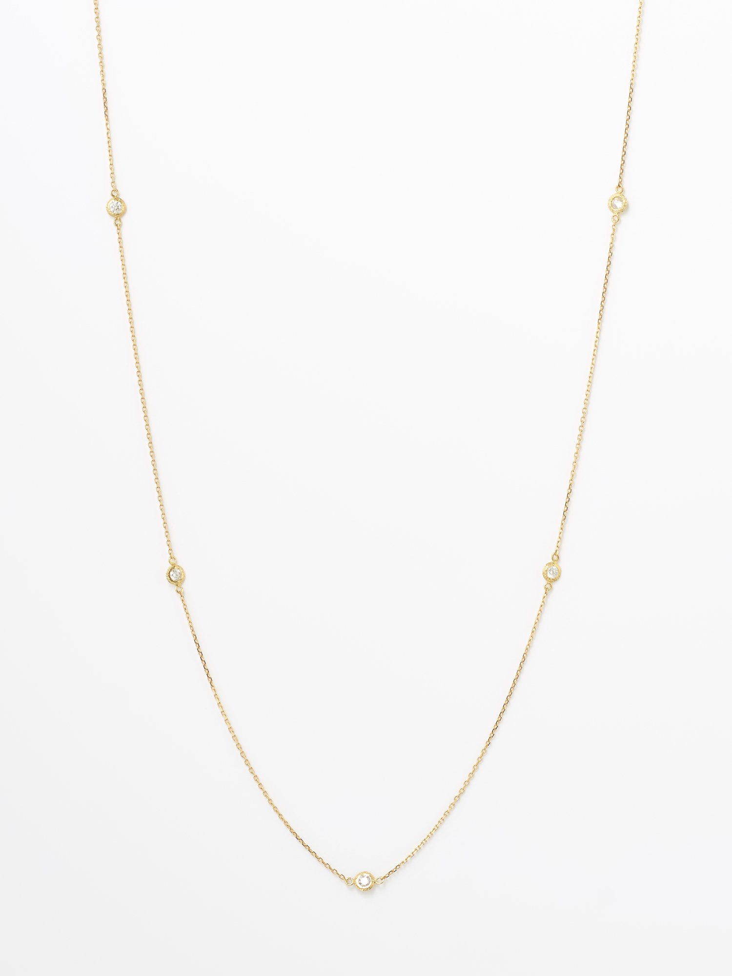 HISPANIA / Dew short necklace / Diamond - GIGI Jewelry