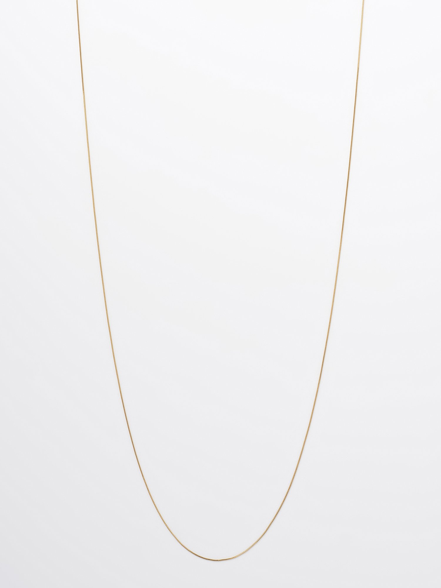 SOPHISTICATED VINTAGE / Gold line necklace / 950mm - GIGI Jewelry