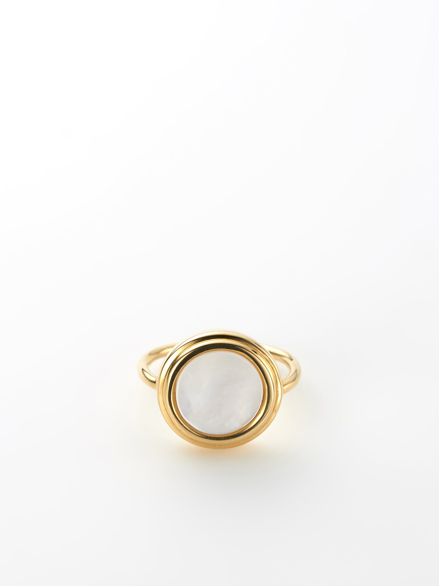  SOPHISTICATED VINTAGE / Planet ring / Mother of pearl