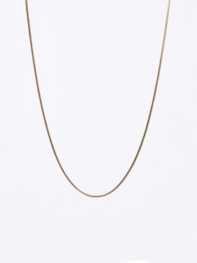 SOPHISTICATED VINTAGE / Solid chain necklace