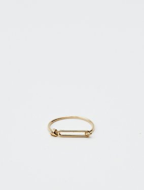 SOPHISTICATED VINTAGE / Gold wire ring (Hook)