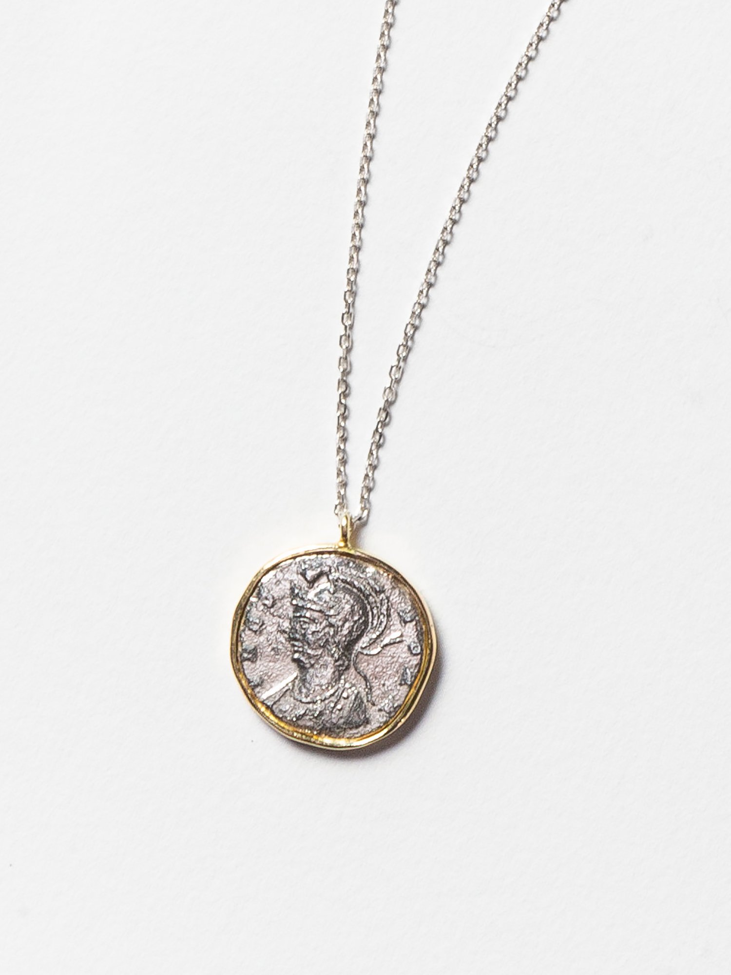 ARTEMIS / Roman coin necklace / Romulus and Remus - GIGI Jewelry