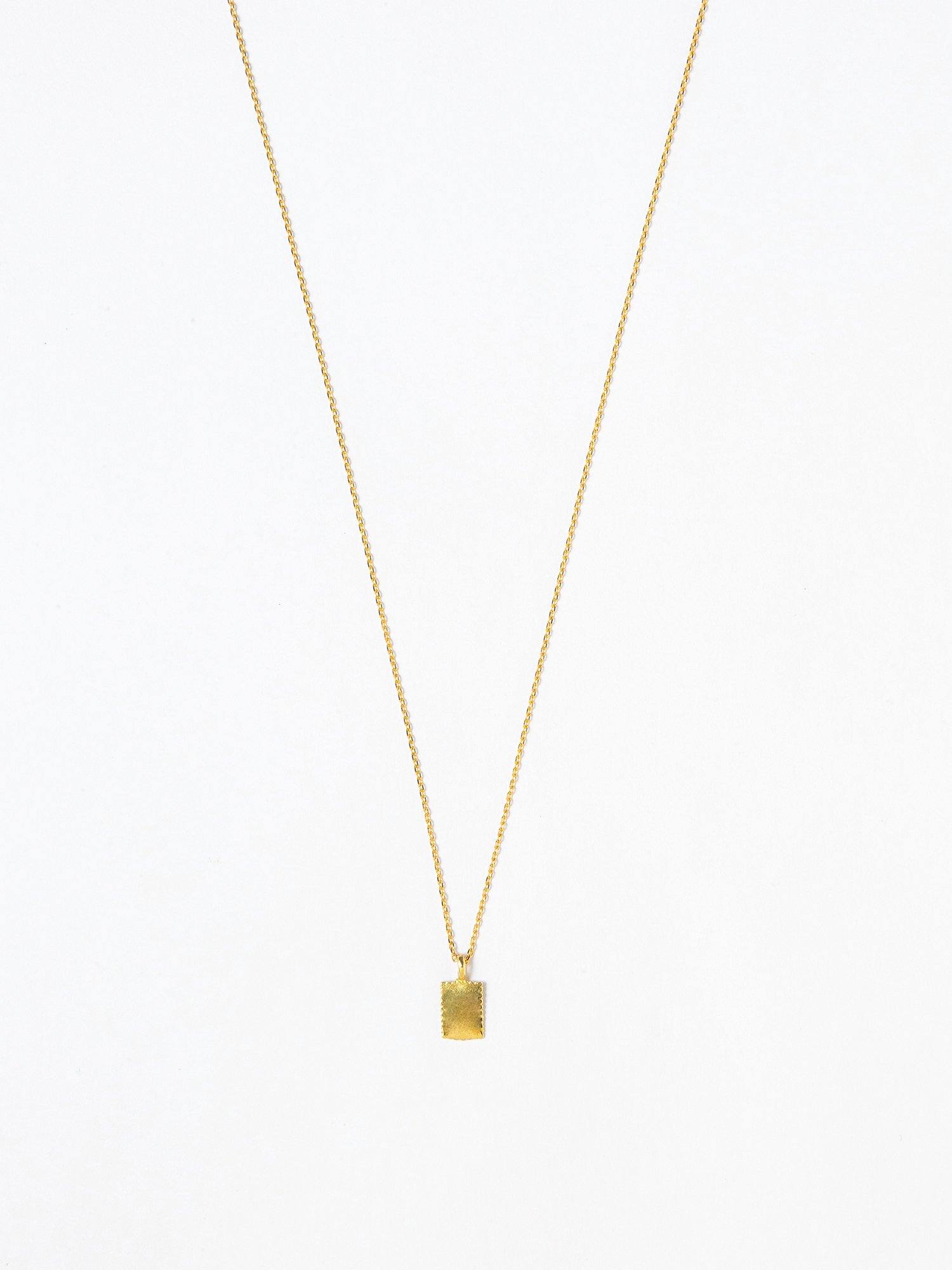 HELIOS / French square necklace