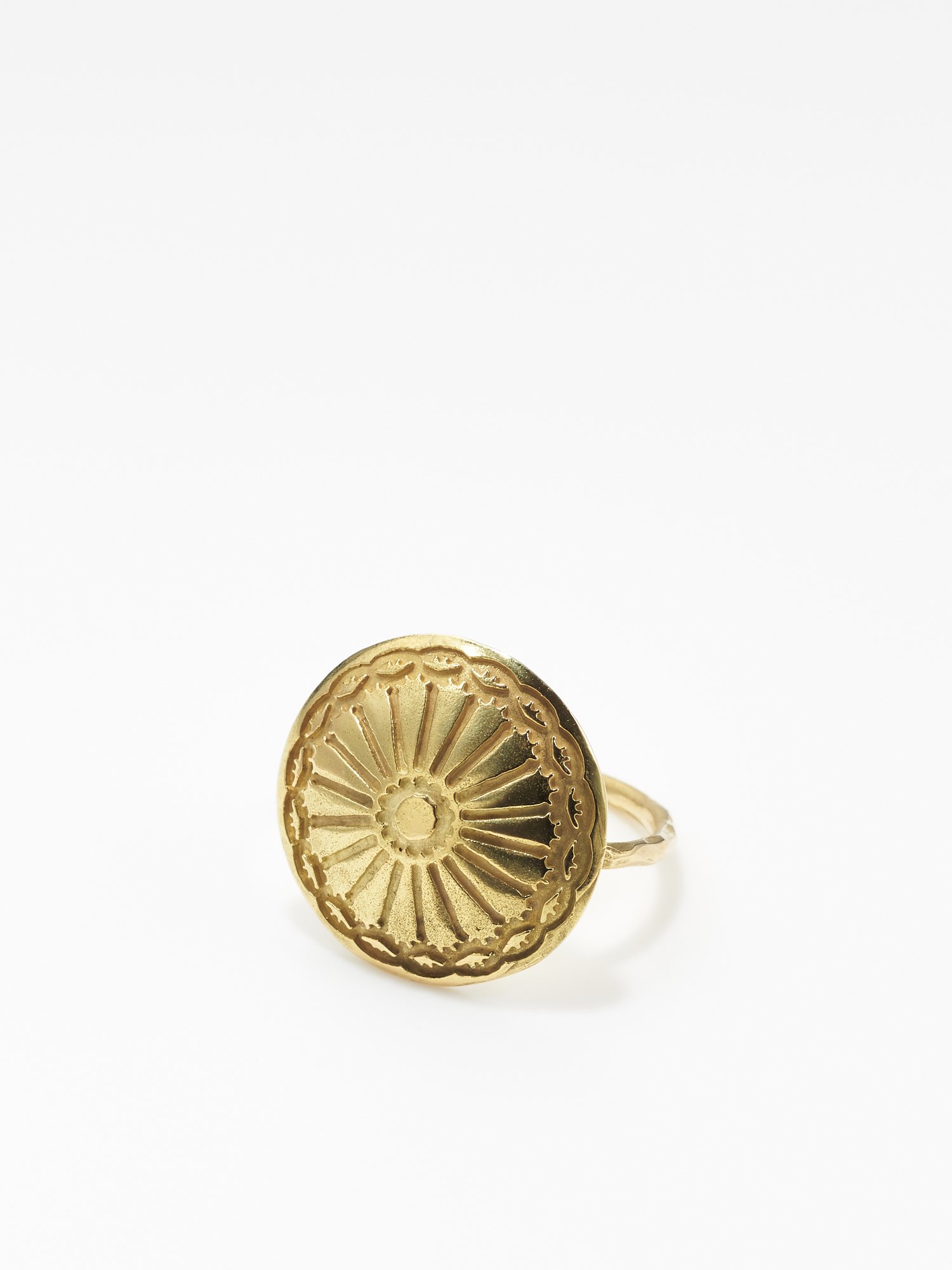 HELIOS / Gold concho ring /  / ߸˾