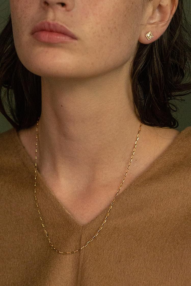 HELIOS / Helios Square chain necklace - GIGI Jewelry HELIOS / Helios Square chain necklace - GIGI Jewelry