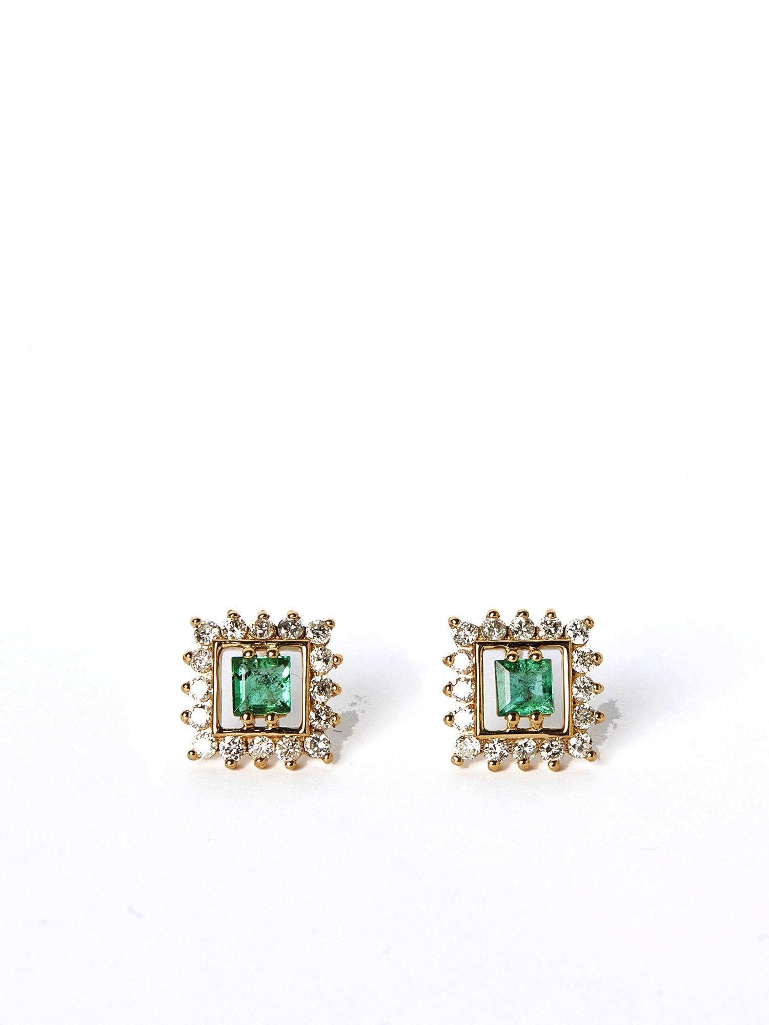 アクセサリー GIGI HISPANIA earrings HISPANIA / Mahal earrings ( Emerald ) - GIGI Jewelry
