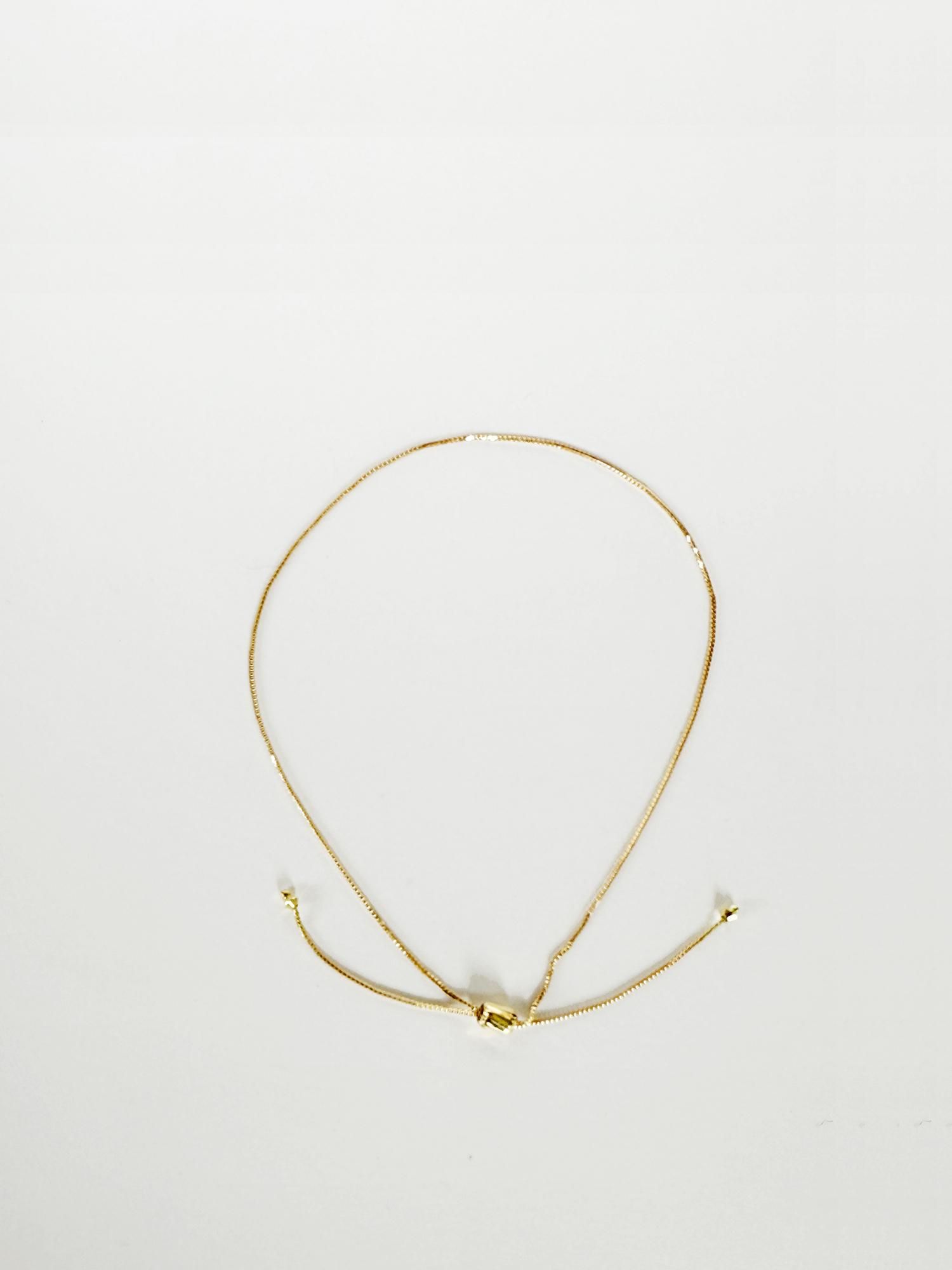  SOPHISTICATED VINTAGE / Gold line slide bracelet