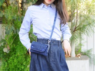 <strong>【SALE】40%OFF</strong><br>
＜Porter Classic/ポータークラシック＞S/N WALLET POUCH(Indigo Blue)