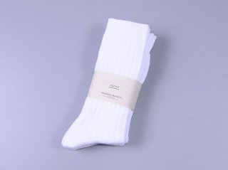 ＜UNIVERSAL PRODUCTS./ユニバーサルプロダクツ＞3P COLOR SOCKS(White)