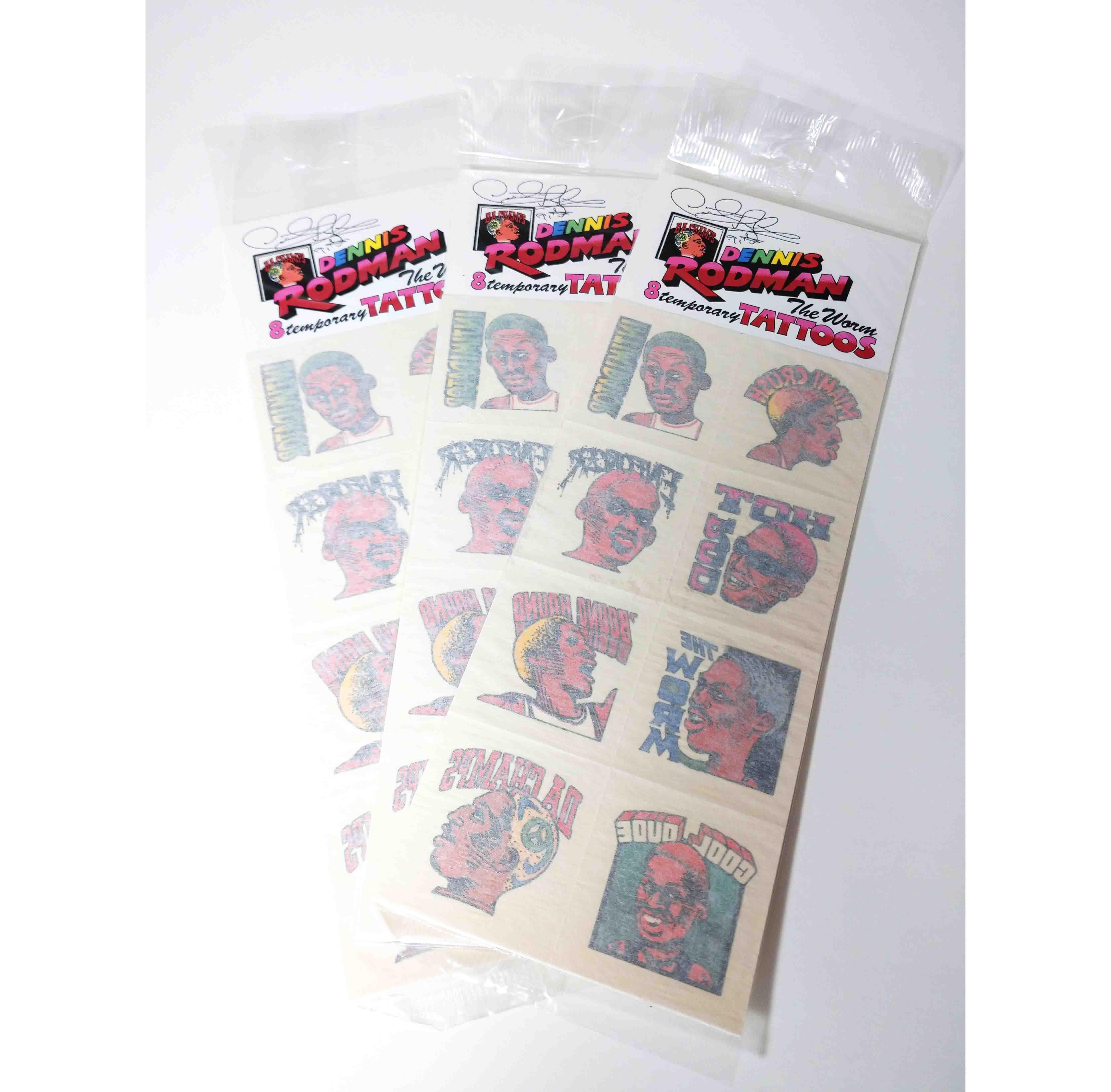 Dennis Rodman  8 temporary TATTOOS