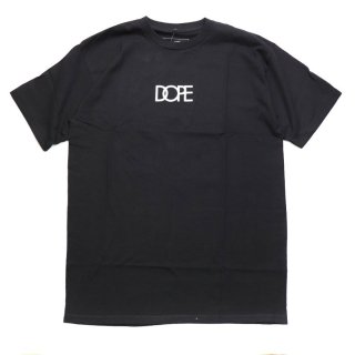 [DOPE] Classic Small Logo Tee Black (M2XL)