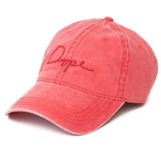 [DOPE] Script Logo Vintage 6Panel Low Cap 2 Vintagered