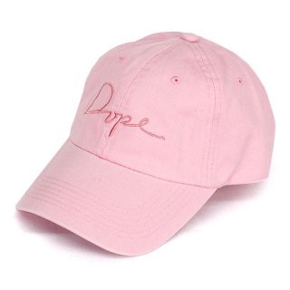 [DOPE] Dope Script Cap  Pink