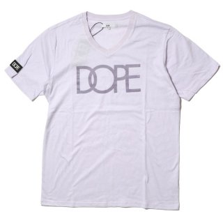 [DOPE] Classic Logo V-Neck Tee Lilac (M2XL)