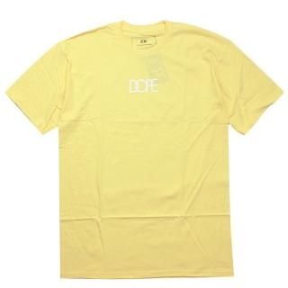 [DOPE] Classic Small Logo Tee Yellow (M2XL)