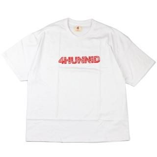 [4HUNNID] Paisley Tee White/Red (M2XL)