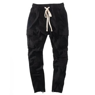 [mnml] Cargo Drawcord Pants Black (XS〜XLサイズ)