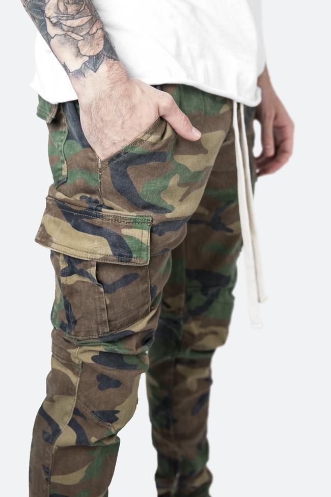 すぐ届く【mnml】Cargo Drawcord Pants Camo mnml] Cargo Drawcord Pants Camo (XS～XLサイズ) - DOPE TOKYO