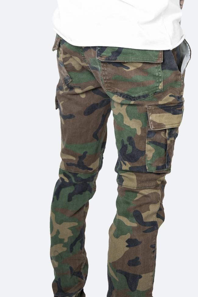 mnml] Cargo Drawcord Pants Camo (XS～XLサイズ) - DOPE TOKYO