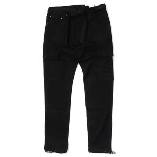 [mnml] Denim Cargo Pants Black (2838)
