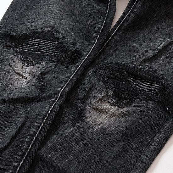 mnml] X162 Stretch Denim Black (28～38インチ) - DOPE TOKYO
