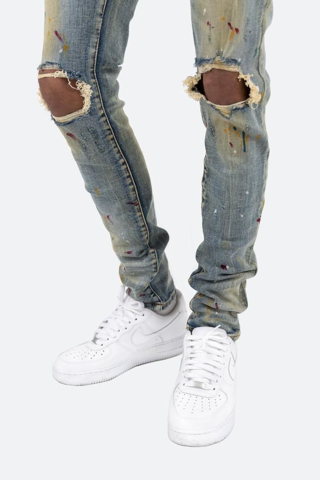 完売品 mnml X188 STRETCH デニム 細身 ペンキ ダメージ 完売品 mnml X188 STRETCH デニム 細身 ペンキ ダメージ - メルカリ