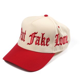 [KEEP OUT FAKE LOVE] Keep Out Fake Love Snapback Red/Cream