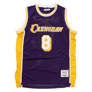 [HEADGEAR CLASSICS] Jeesey Collection 2022 Crenshaw 8 Basketball Jersey Purple (L2XL) 
