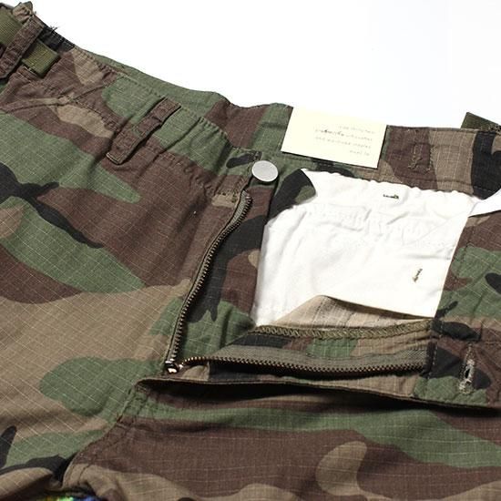 mnml] Serape Bootcut Cargo Pants Camo (28～38インチ) - DOPE