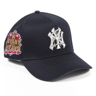 [KEEP OUT FAKE LOVE] World Famous NY Snapback Navy