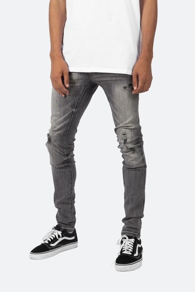 mnml] X145 Stretch Denim Grey (28～38インチ) - DOPE TOKYO ドープ