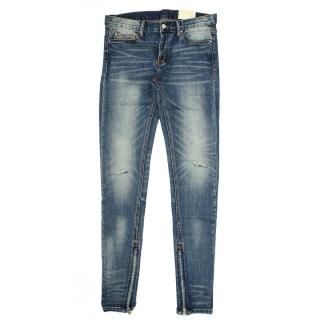 [mnml] M12 Stretch Denim Blue  (28～38インチ)
