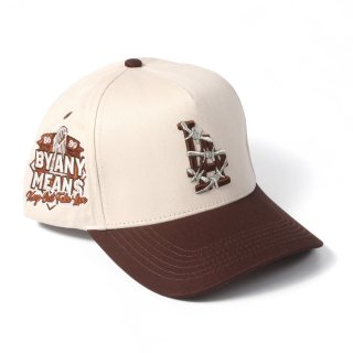 [KEEP OUT FAKE LOVE] World Famous LA Snapback Downtown Brown