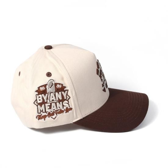 KEEP OUT FAKE LOVE] World Famous NY Snapback Downtown Brown