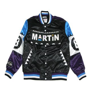 [HEADGEAR CLASSICS] Martin 8 Ball Satin Jacket Blk/Blu (M〜2XLサイズ) 