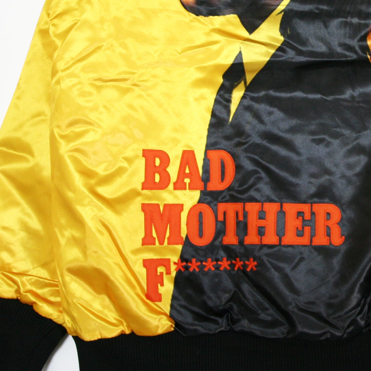 [HEADGEAR CLASSICS] Pulp Fiction Bad Yellow Satin Jacket Yellow (M～2XLサイズ)  - DOPE TOKYO ドープトーキョー