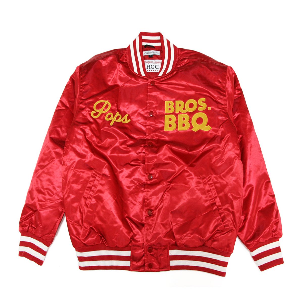 [HEADGEAR CLASSICS] Friday After Next Bros. Bbq Pops Satin Jacket Red  (M～2XLサイズ) - DOPE TOKYO ドープトーキョー
