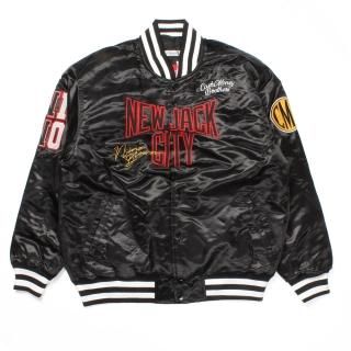 [HEADGEAR CLASSICS] New Jack City Brothers Keeper Satin Jacket Black (M2XL) 